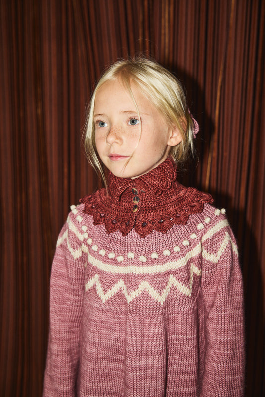 Crochet Button Collar