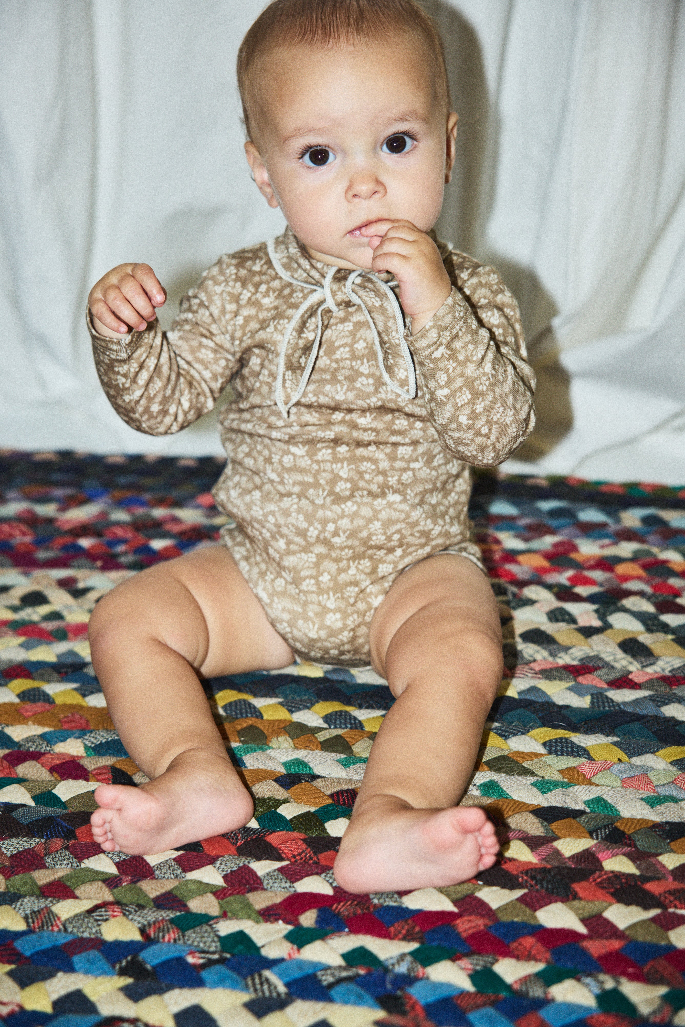 Baby Long Sleeve Scout Onesie – Misha & Puff