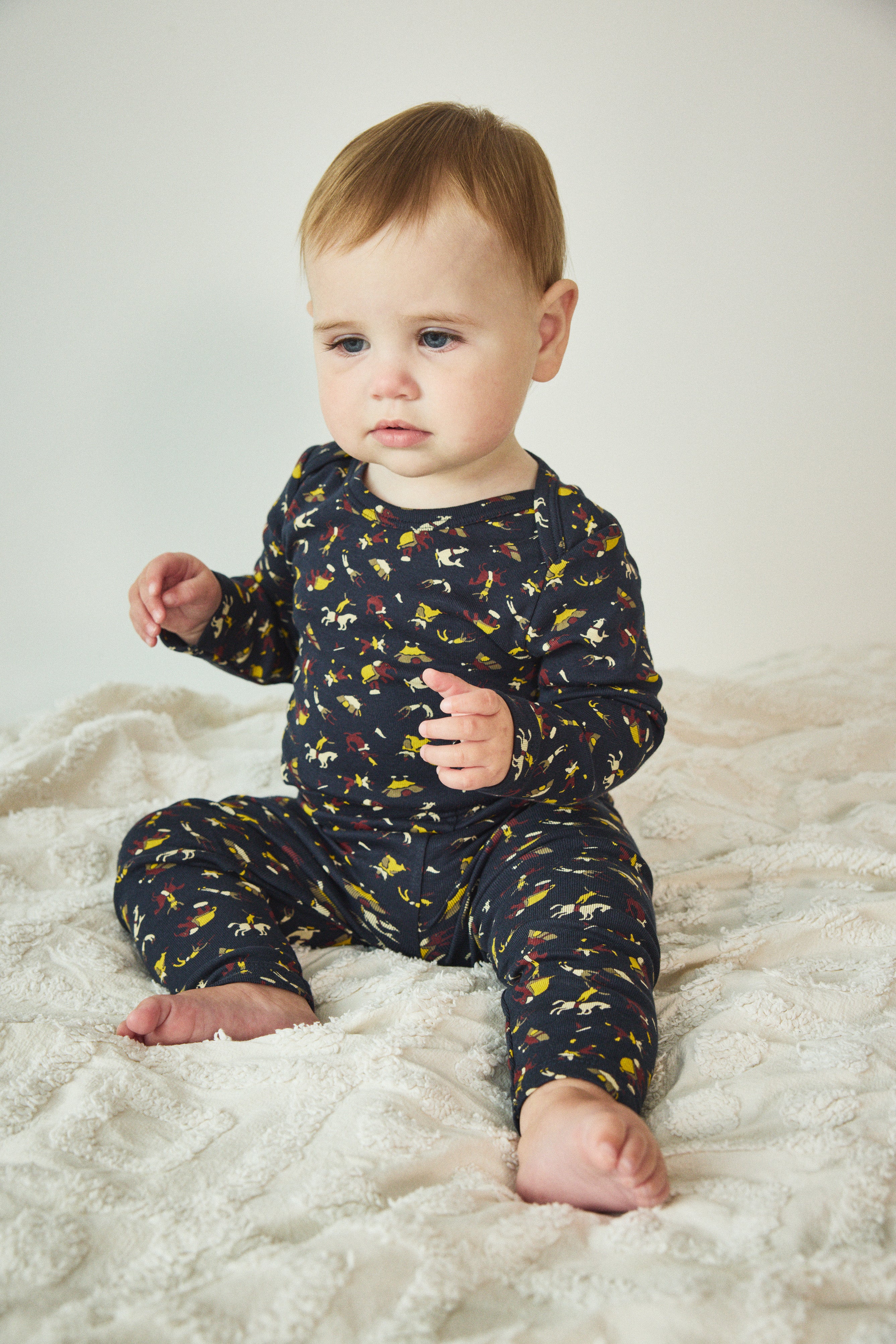 Baby Long Sleeve Lap Onesie – Misha & Puff