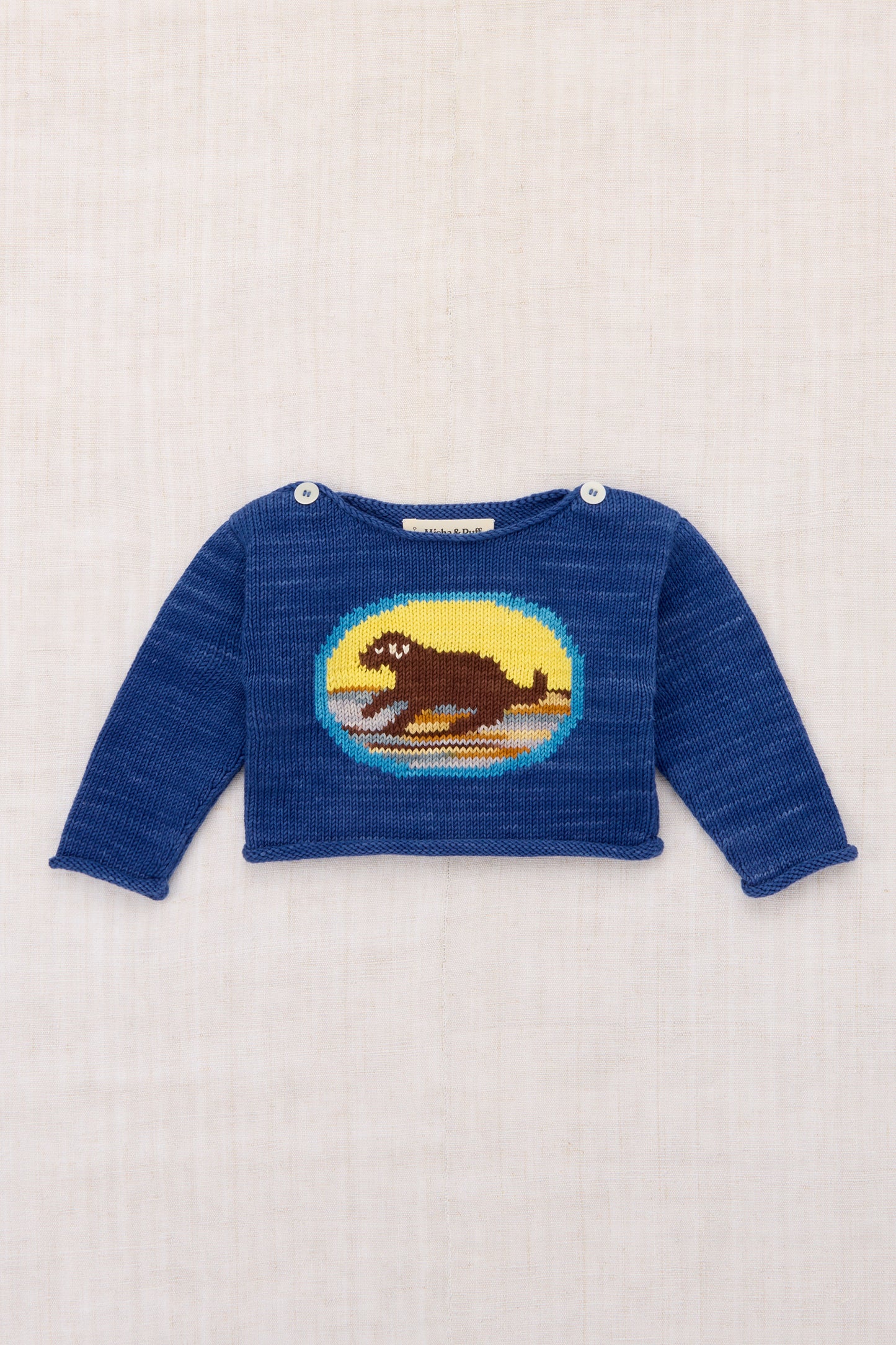 Baby Dog Boatneck Sweater