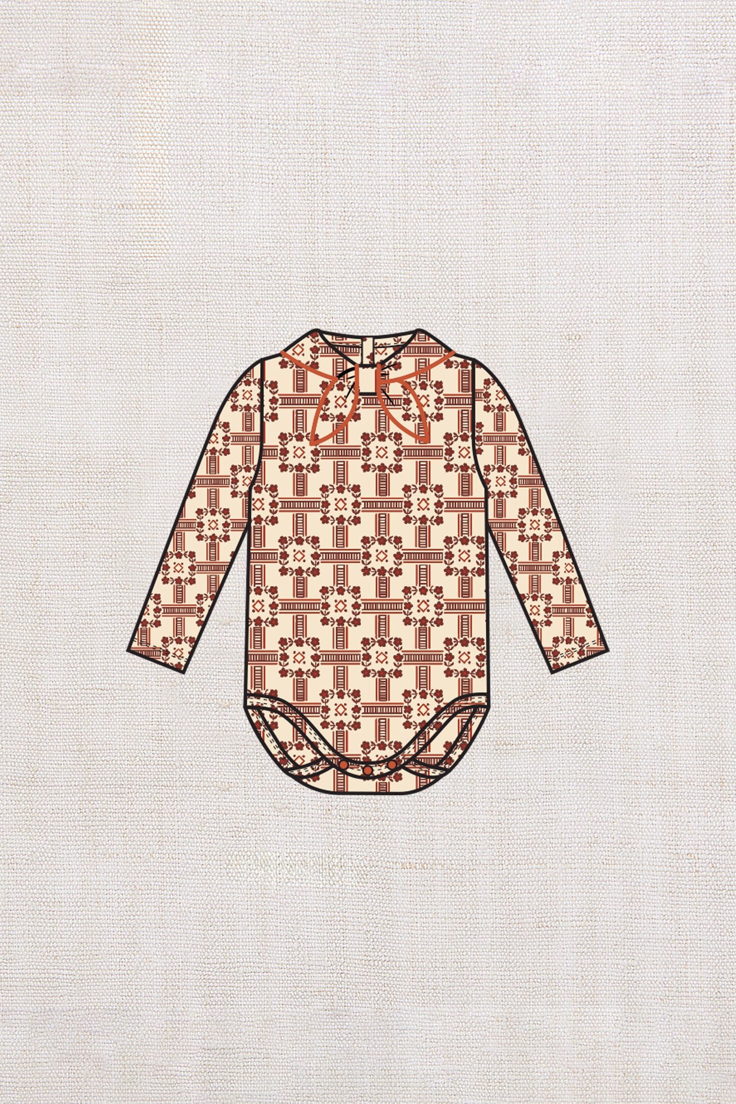 Baby Long Sleeve Scout Onesie