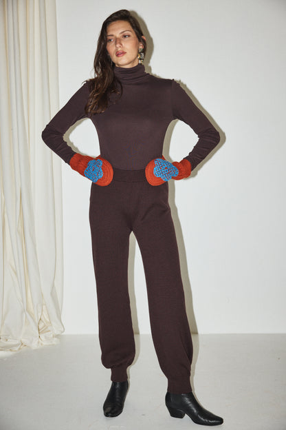 Blomma Crochet Mittens