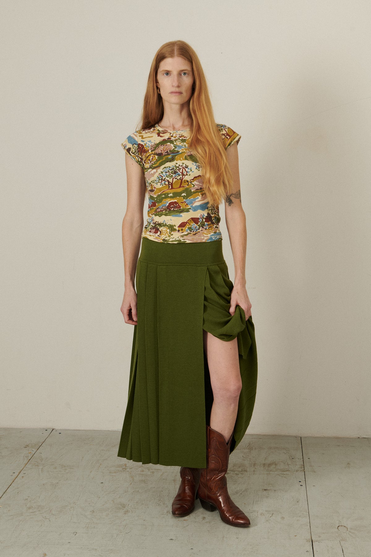 Marché Skirt - Thyme