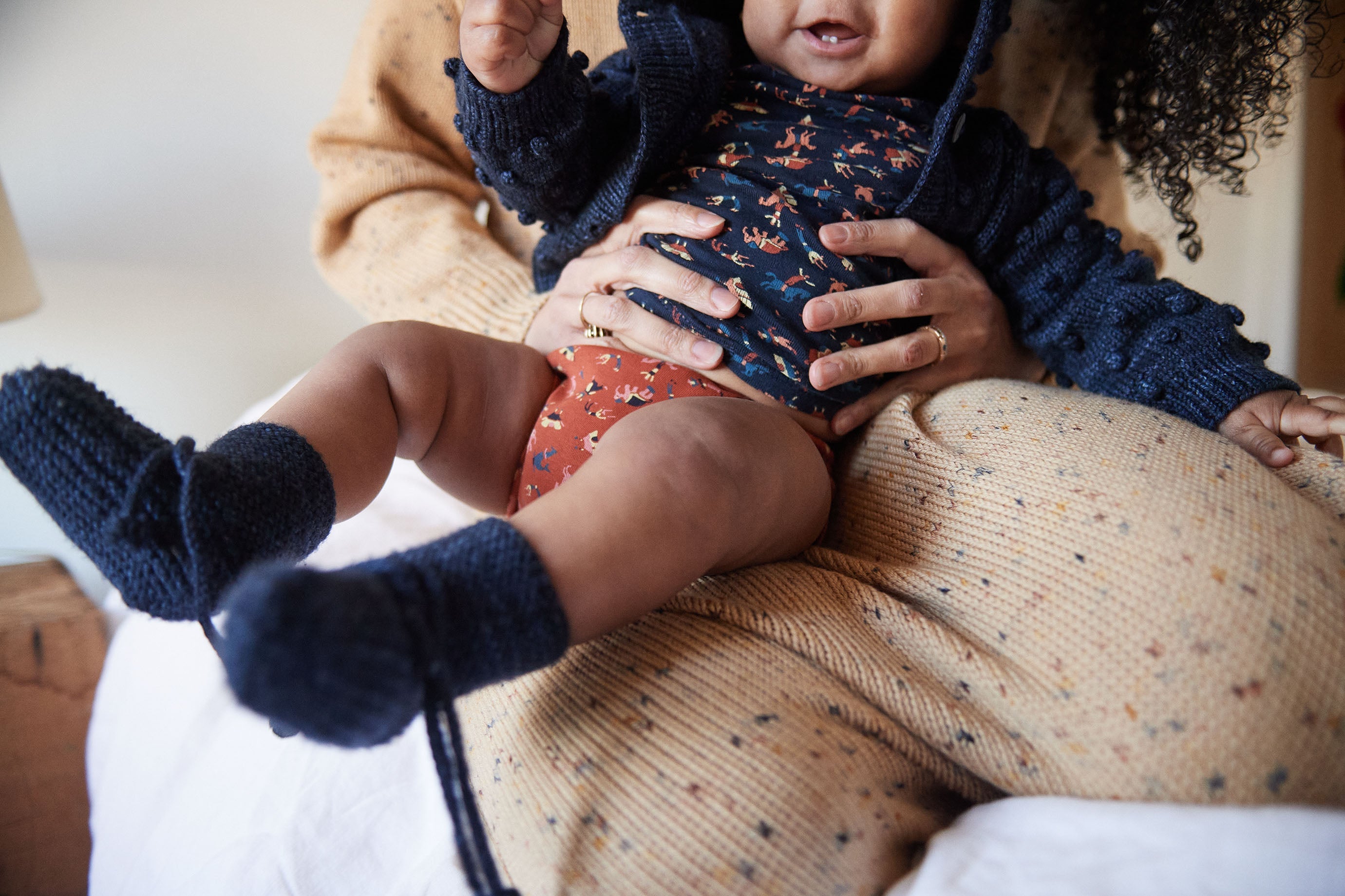 Layette Classic Booties - Misha & Puff