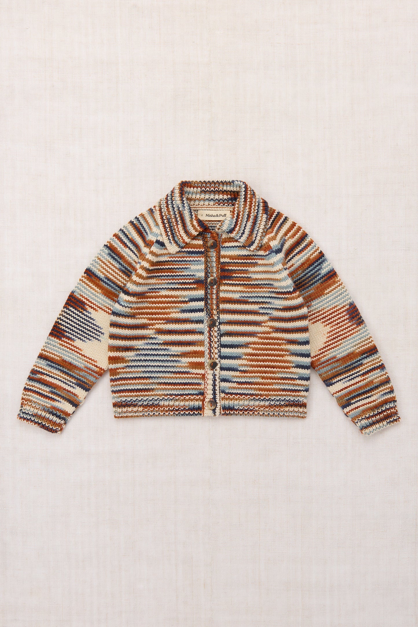 Motley Cardigan - Neriage Space Dye