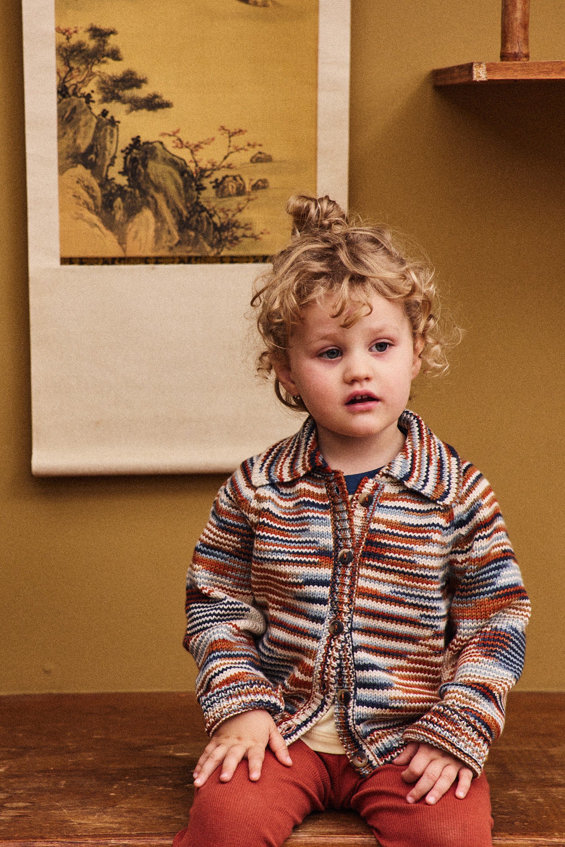 Motley Cardigan – Misha & Puff
