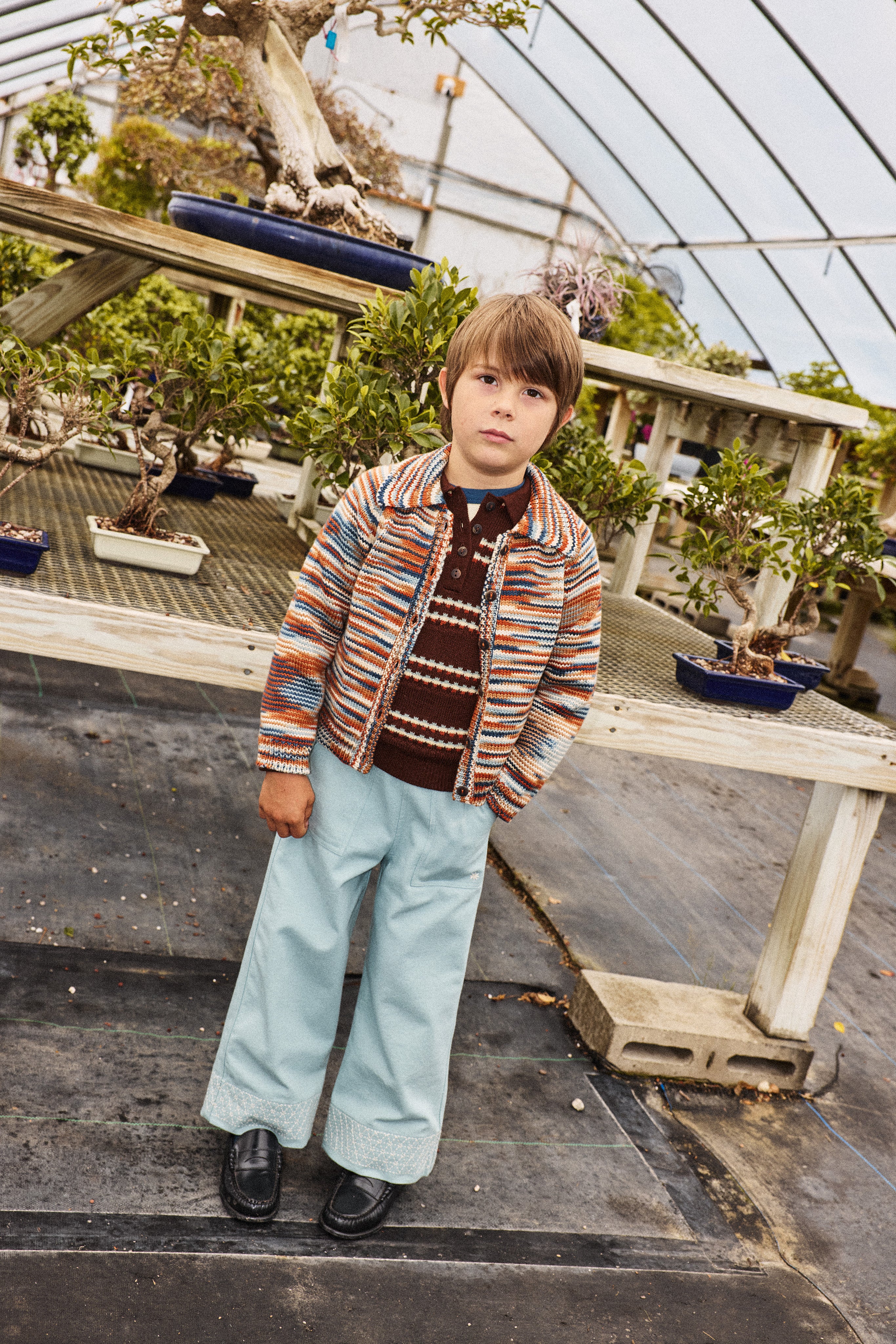 Motley Cardigan – Misha & Puff