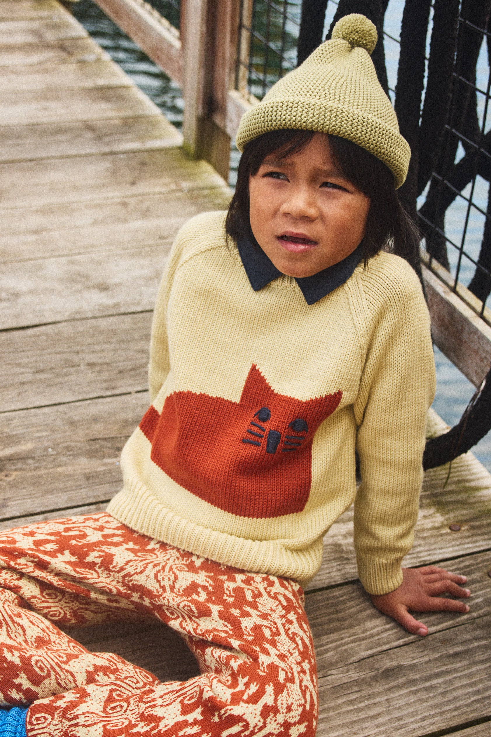 Garter Hat – Misha & Puff