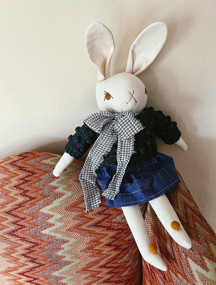 MP + PDC - Large Cream Rabbit: Frances - Misha & Puff