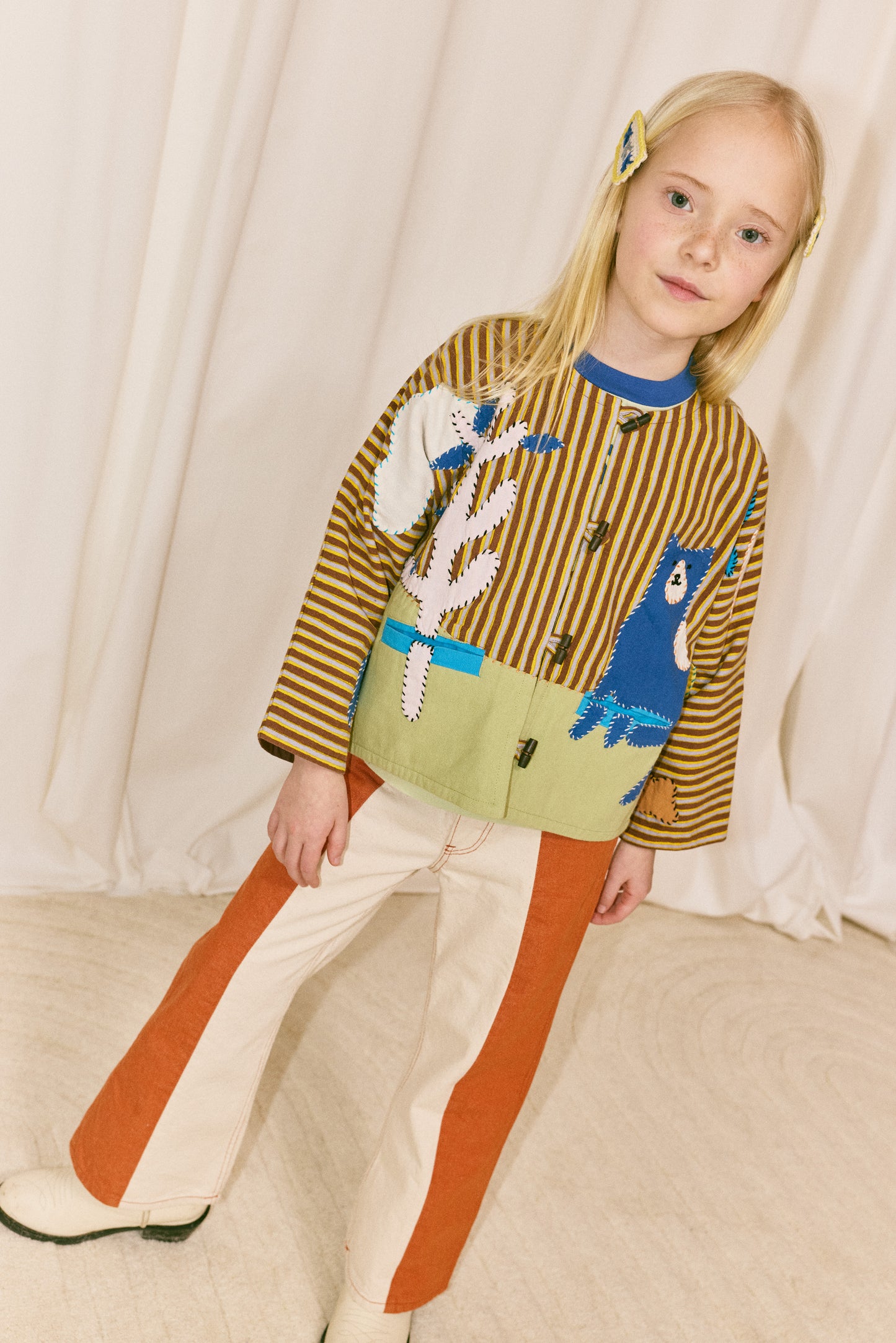 Catscape Appliqué Jacket