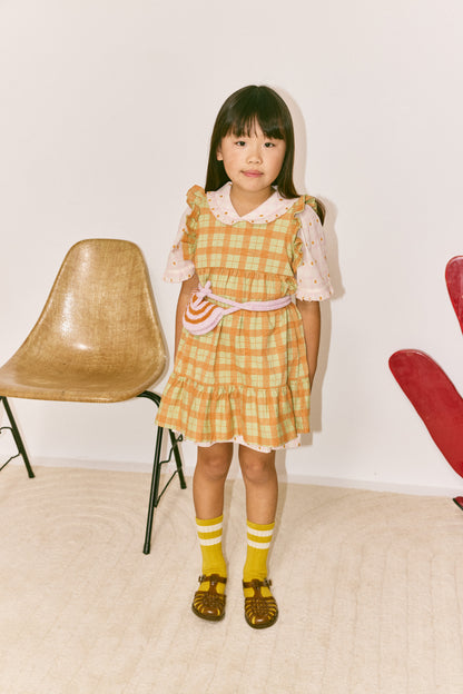 Ruffle Sleeve Dress