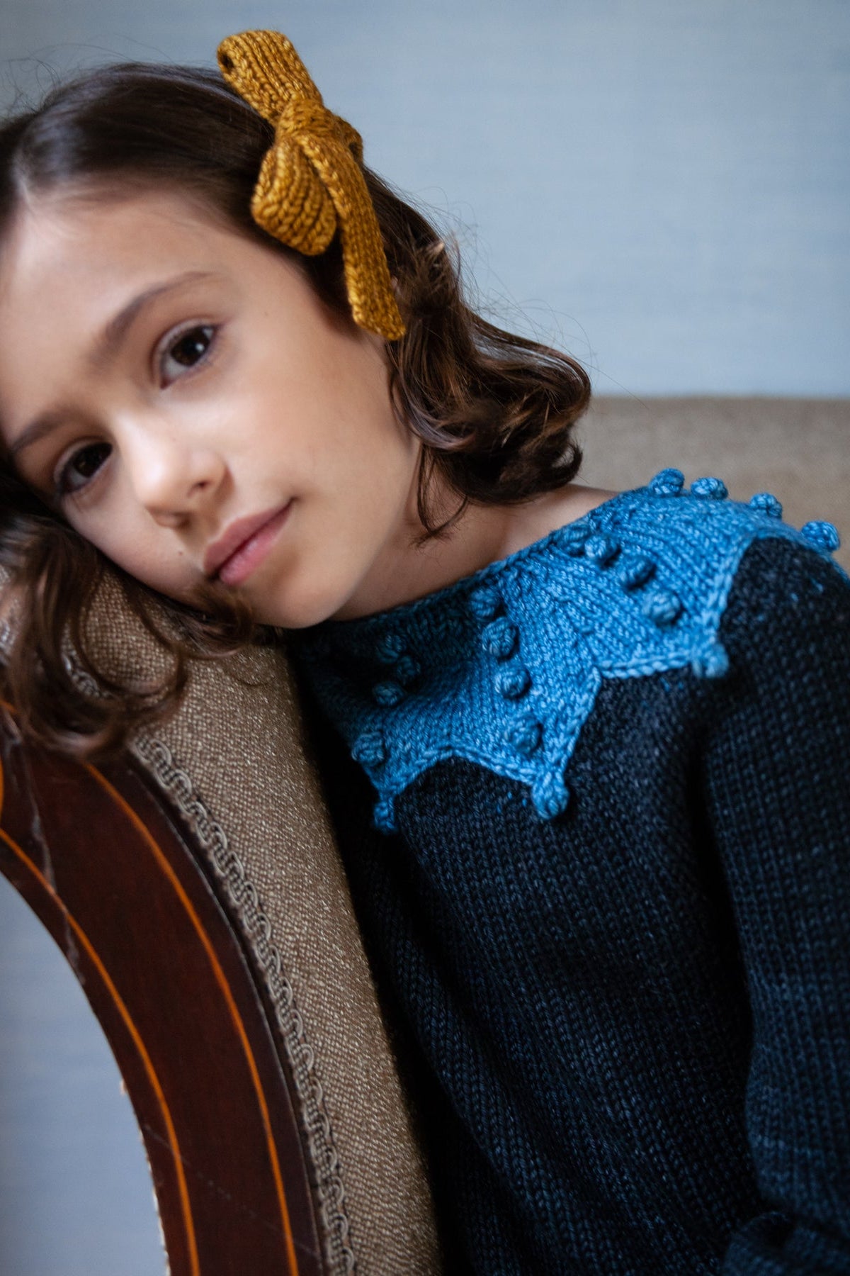 Placed Popcorn Dress