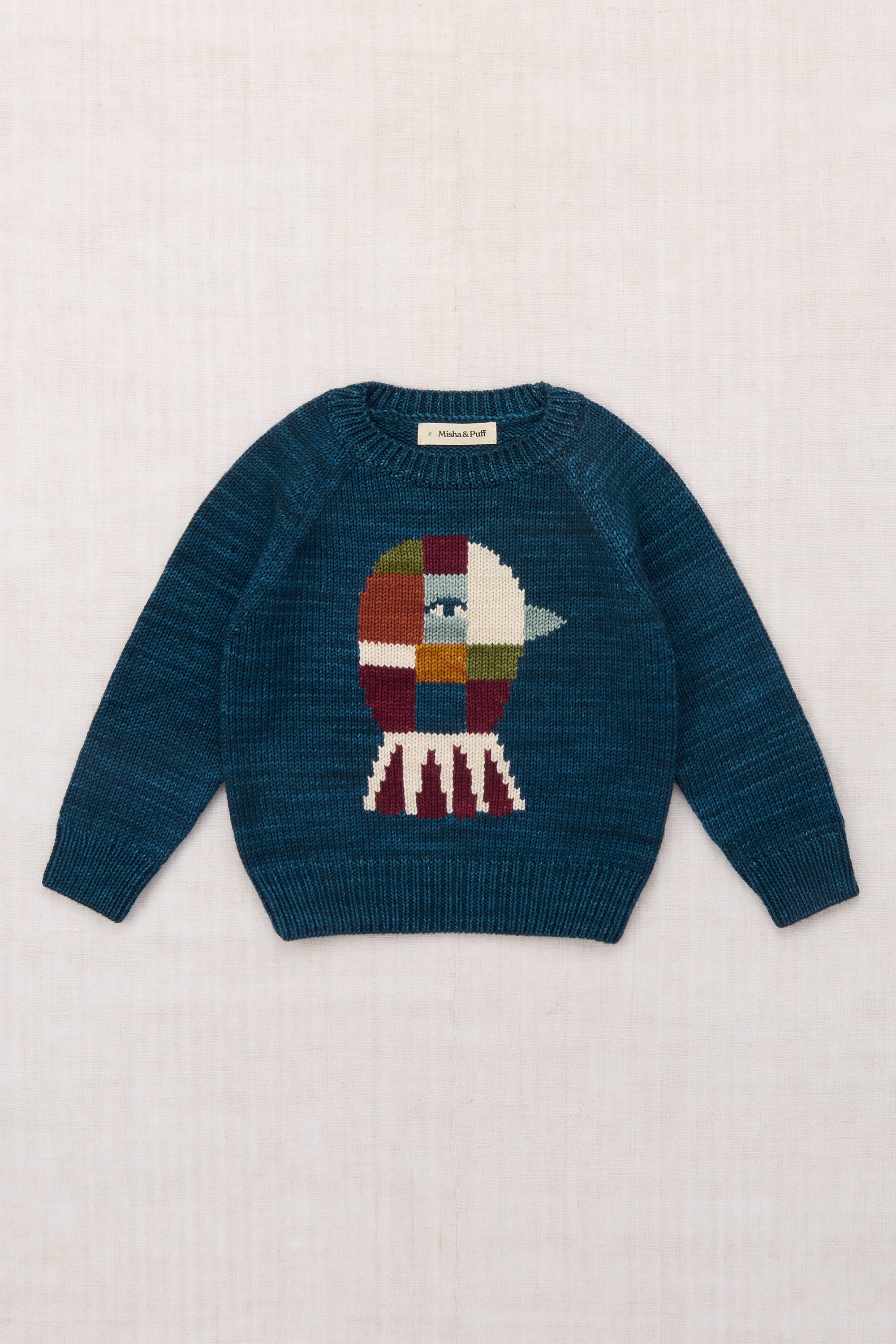 Oiseau Sweater - Marine Blue