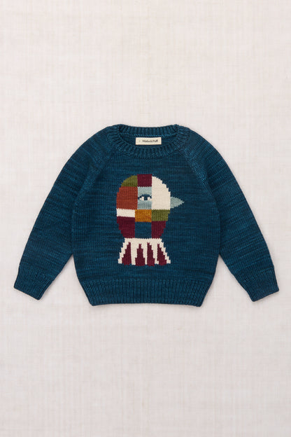 Oiseau Sweater - Marine Blue