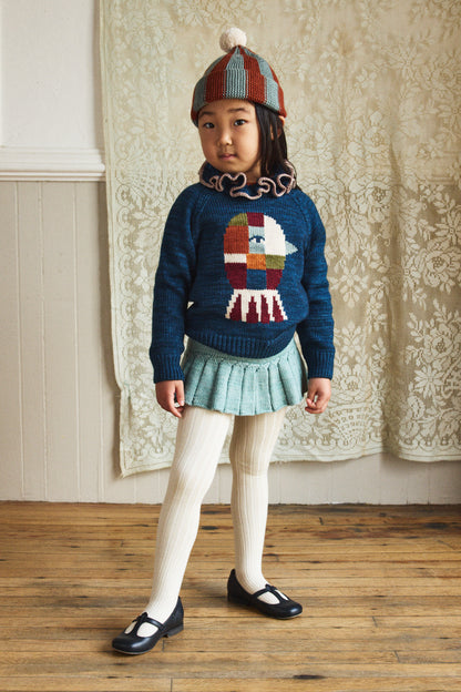 Oiseau Sweater - Marine Blue