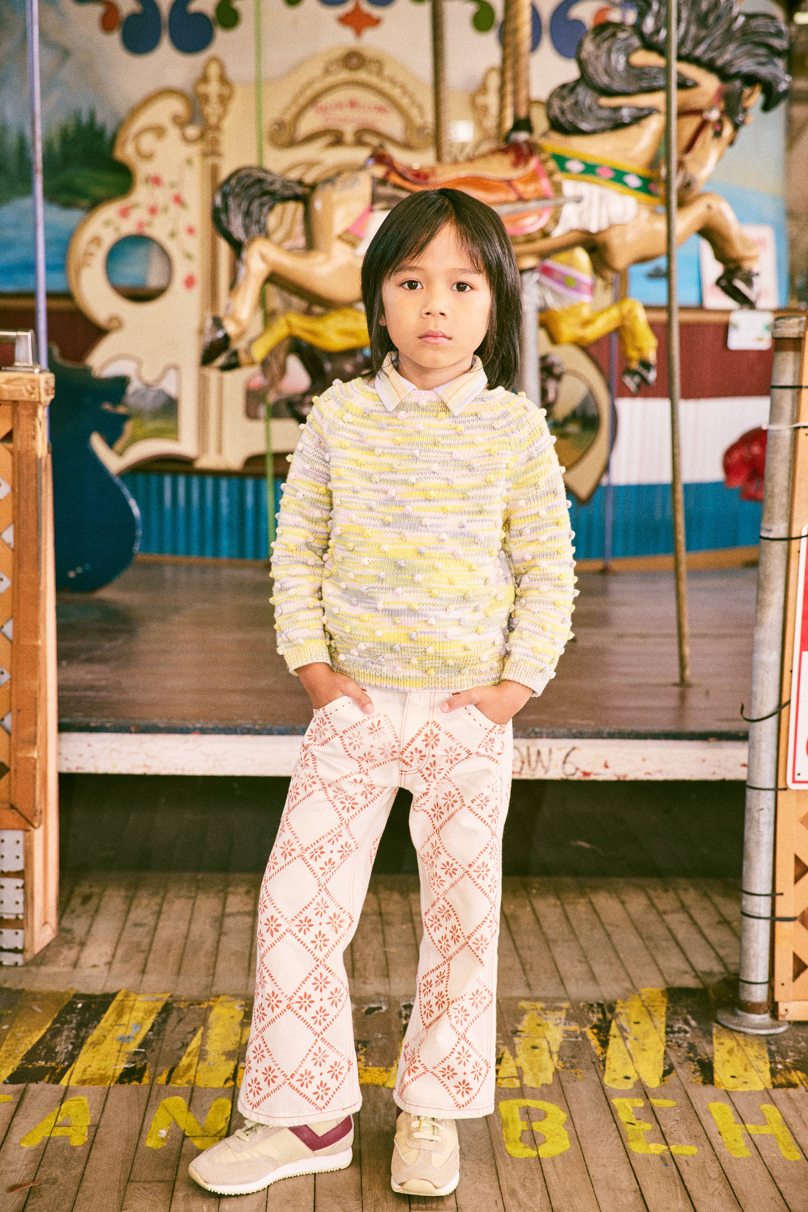 Summer Popcorn Sweater – Misha & Puff