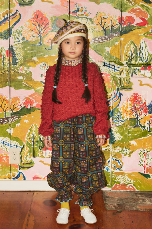 Original Popcorn Sweater - Garnet