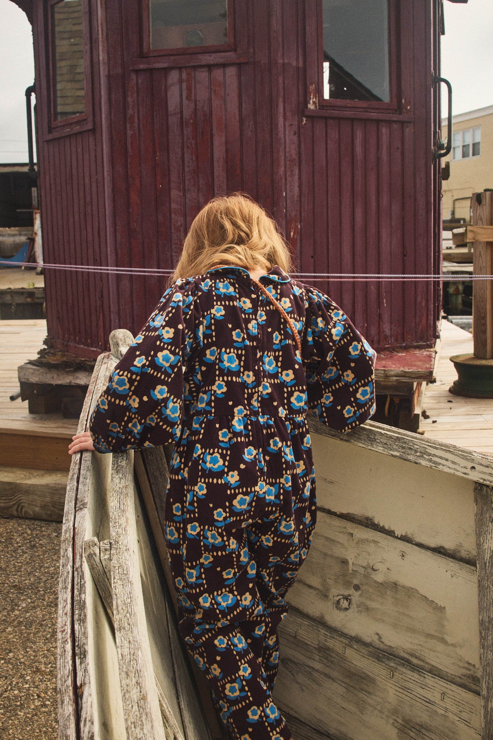 Corduroy Long Sleeve Zora Jumpsuit – Misha & Puff