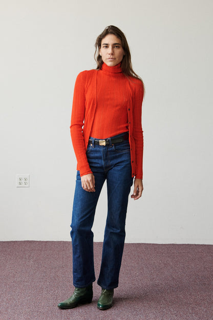 Fluted Lace Top
