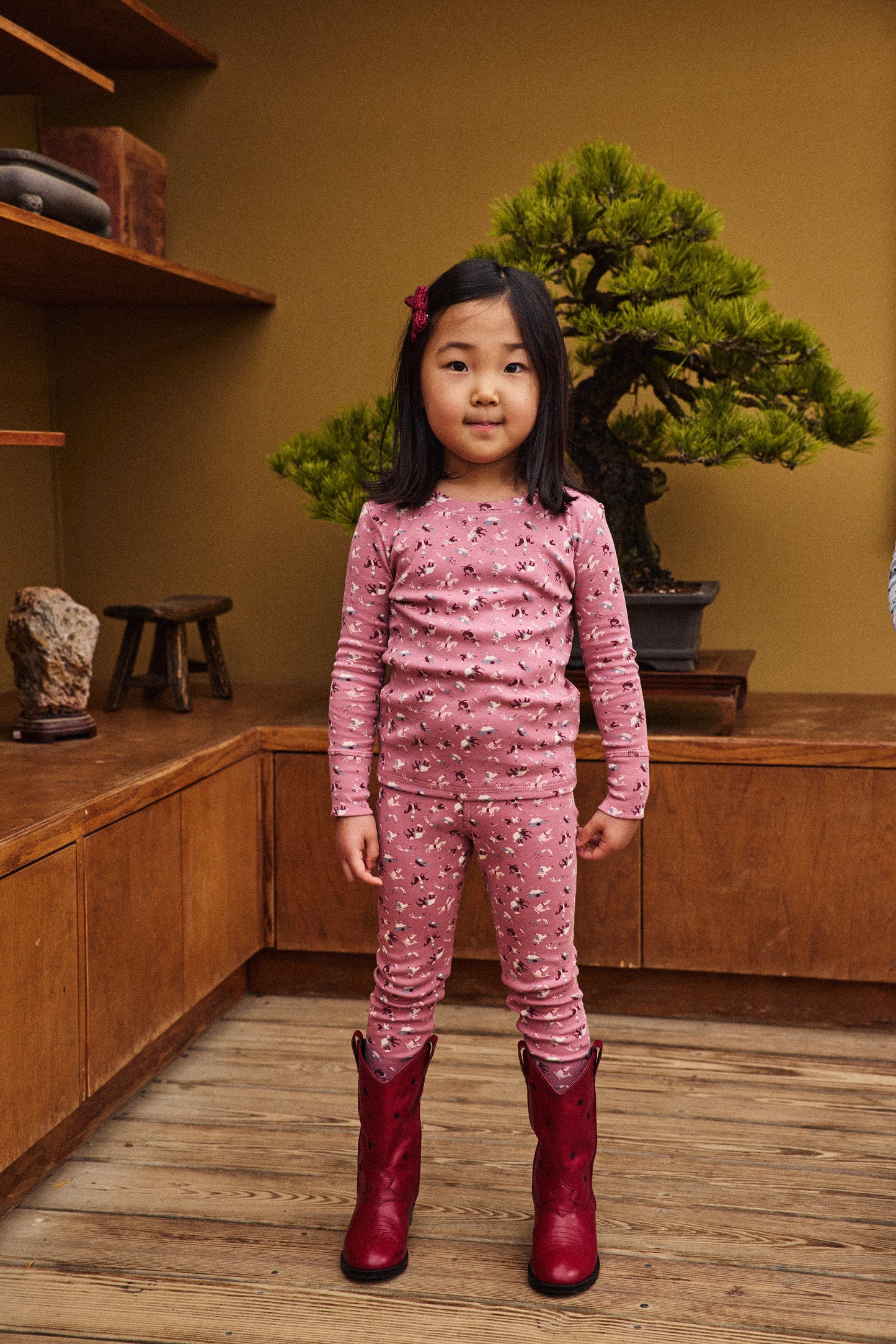 Pajama Set - Antique Rose Circus