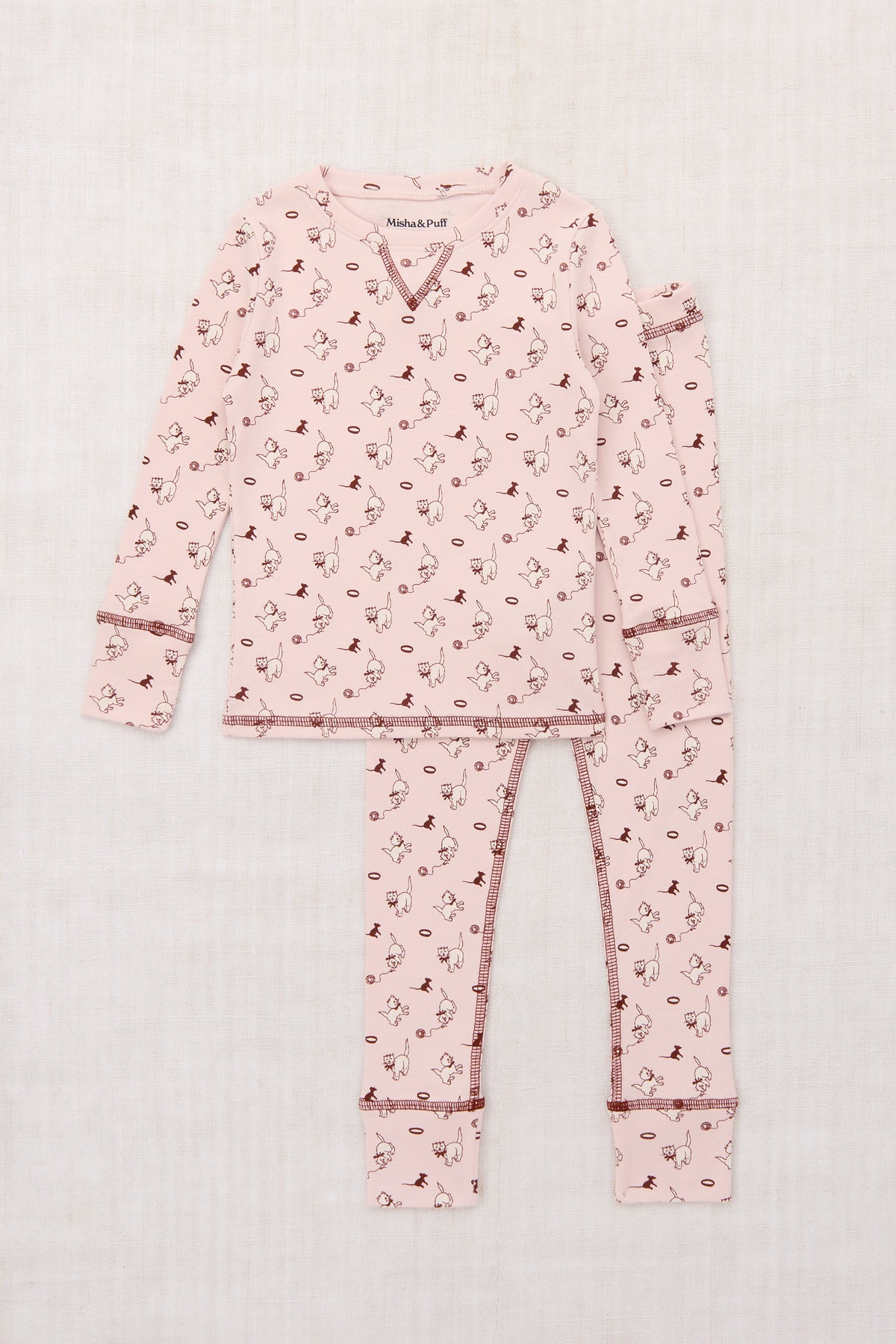 Pajama Set - Candyfloss Cat & Mouse