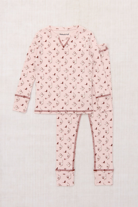Pajama Set - Candyfloss Cat & Mouse