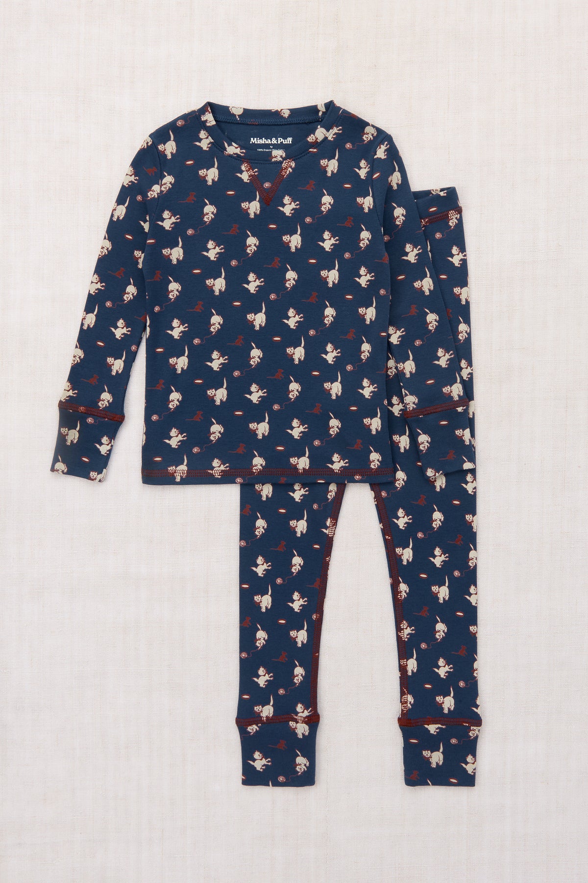Pajama Set - Moonlight Cat & Mouse