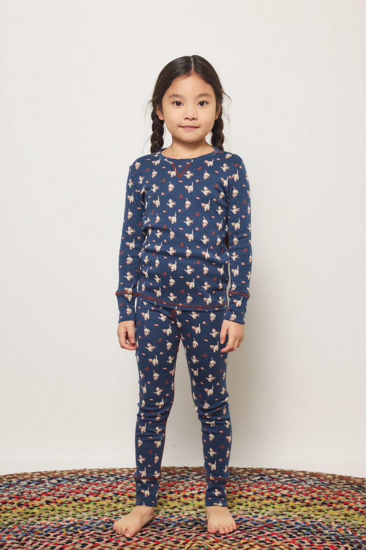 Pajama Set - Moonlight Cat & Mouse