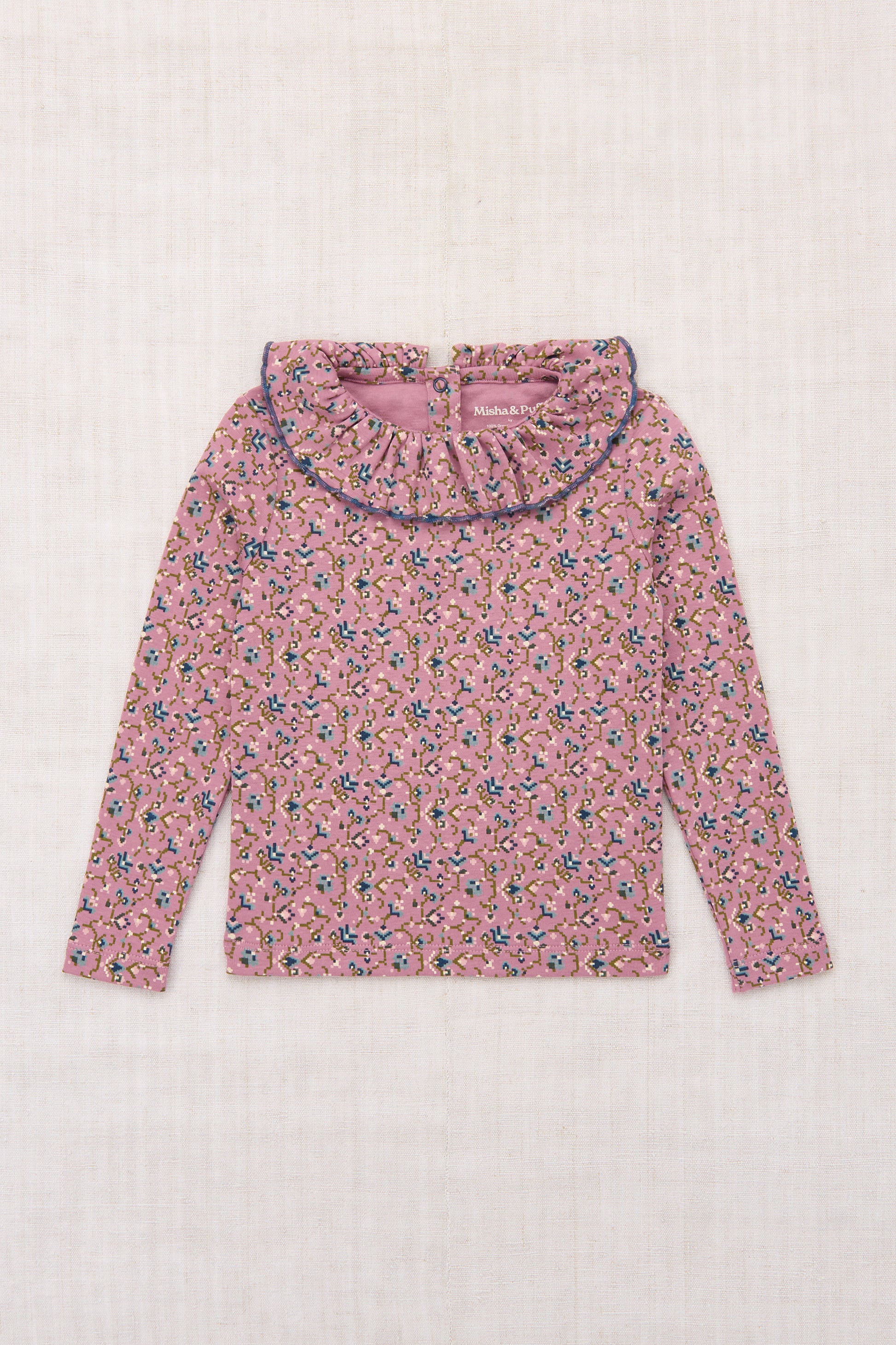 Paloma Top - Antique Rose Millefleurs
