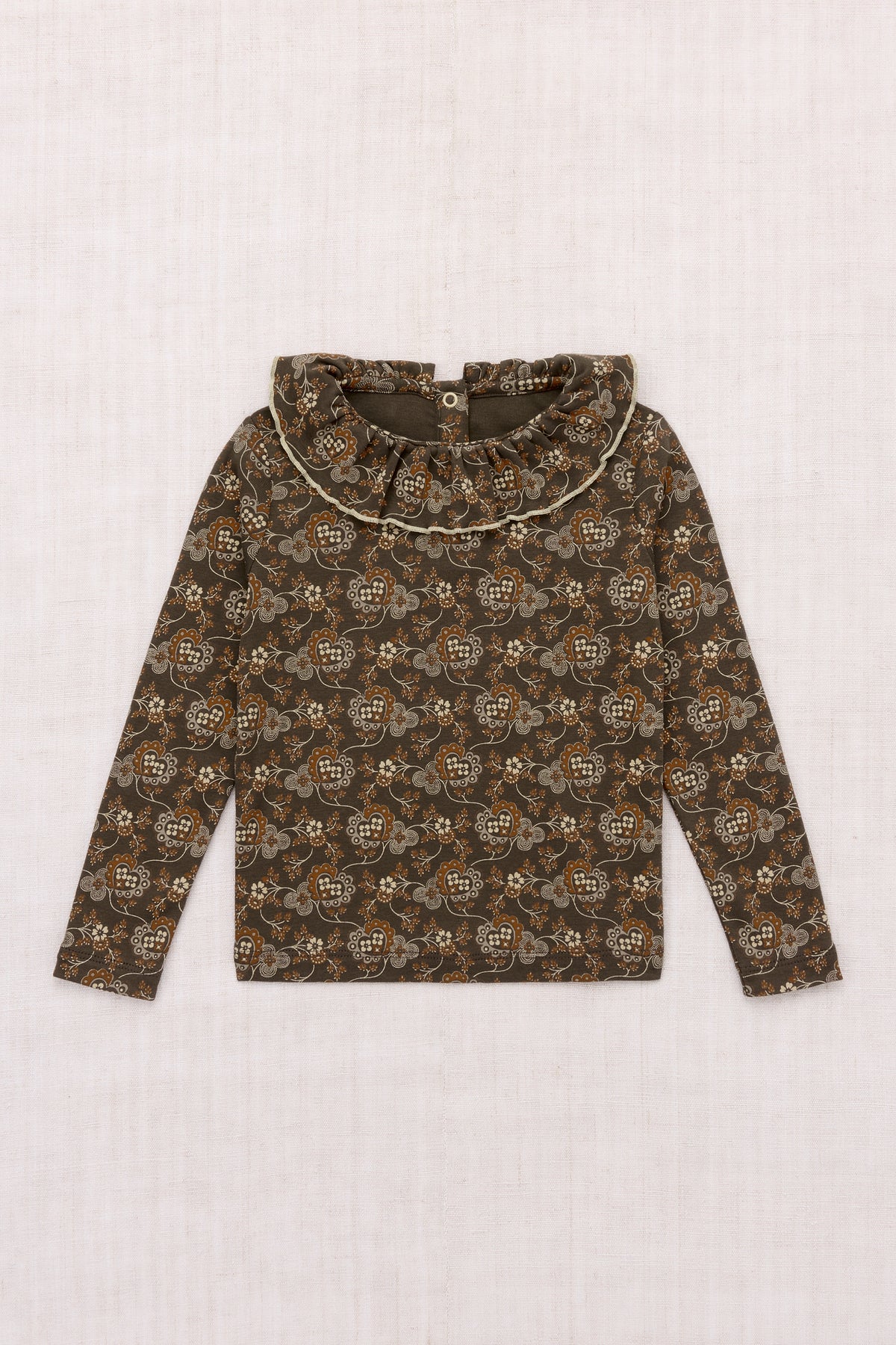 Paloma Top - Bark Calico Hearts