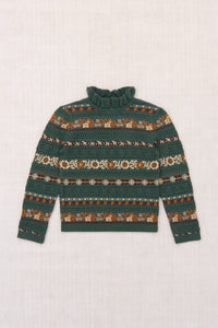 Pamela Sweater - Bough Eyelet Ribbon