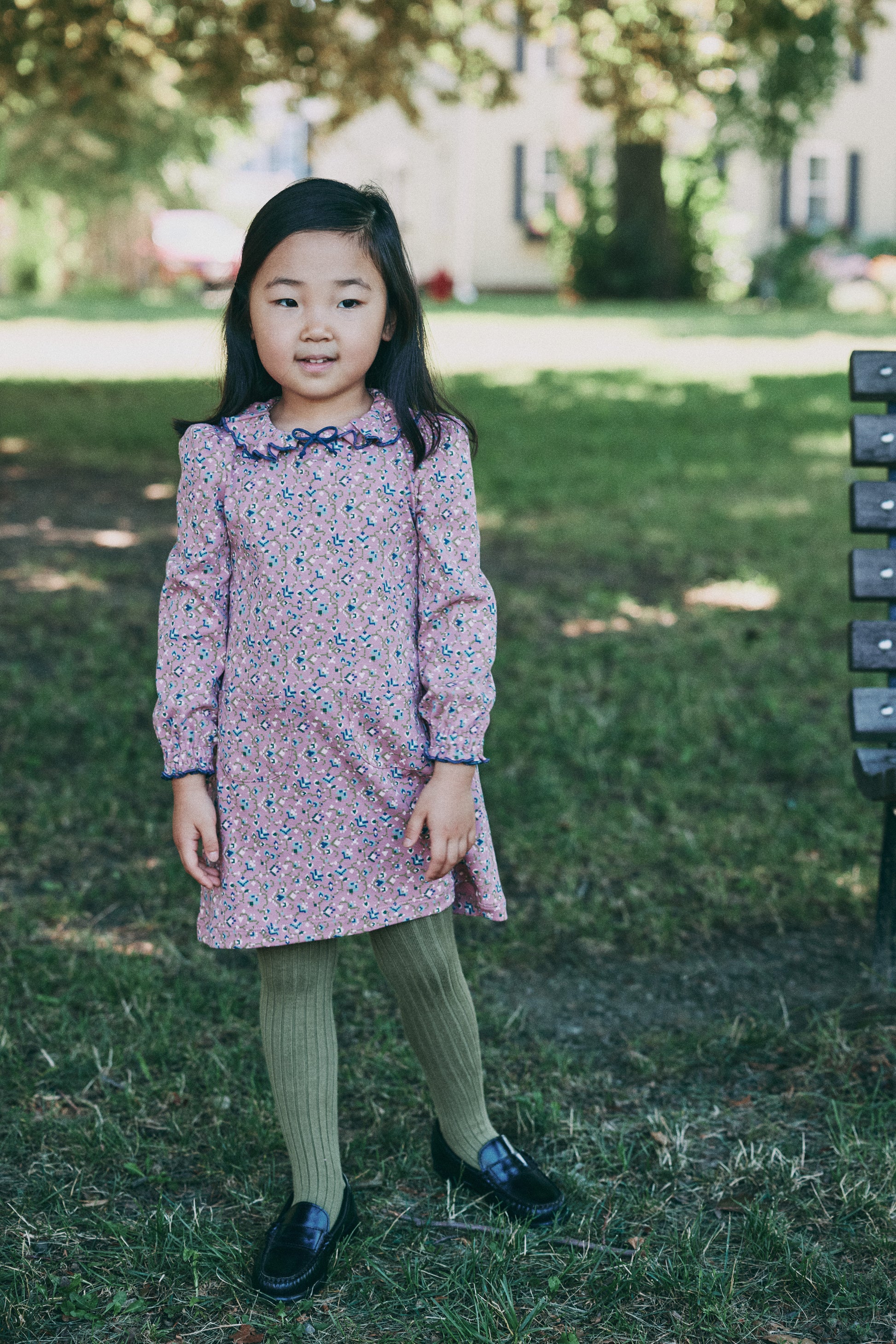 Pattie Dress - Antique Rose Millefleurs