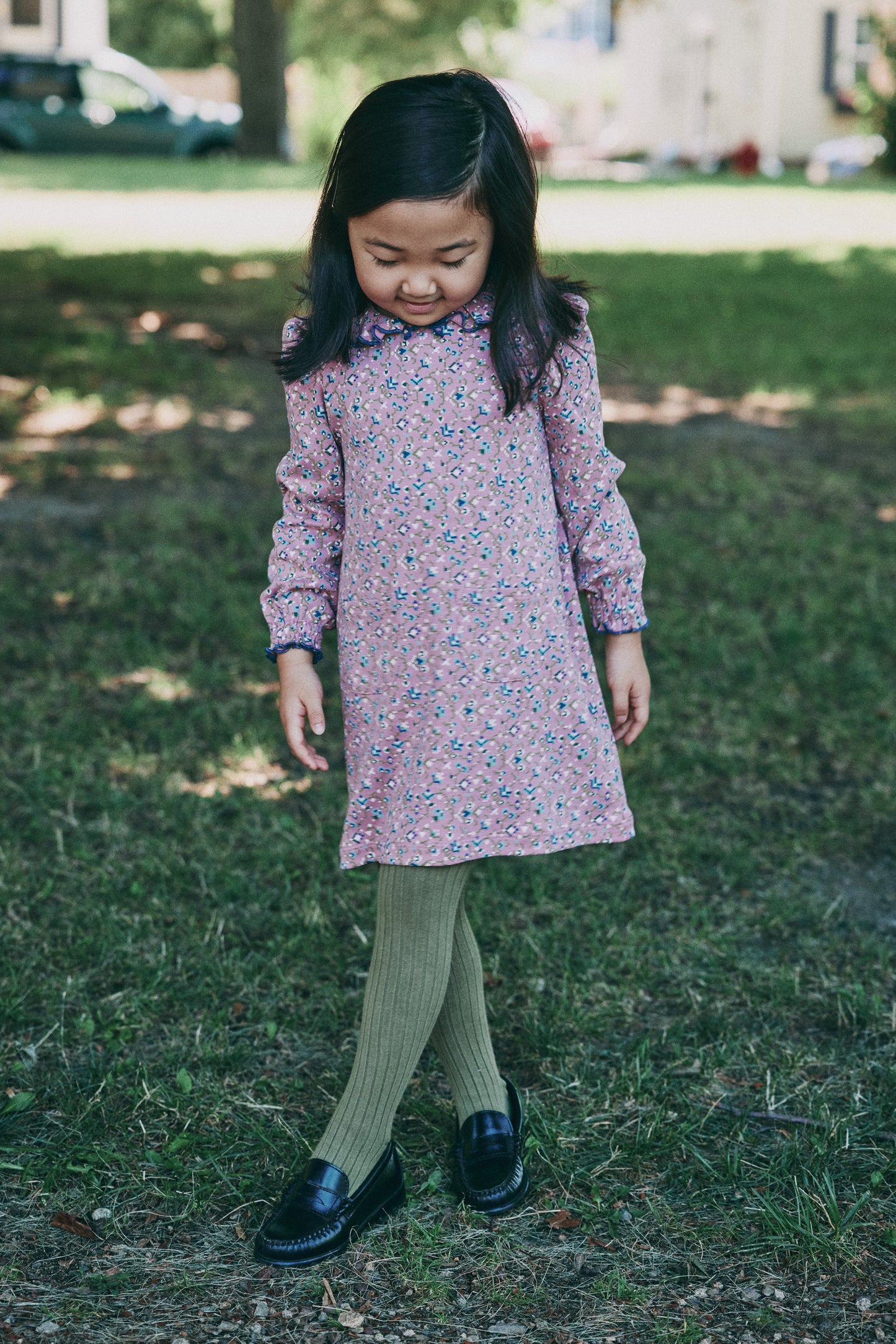 Pattie Dress - Antique Rose Millefleurs