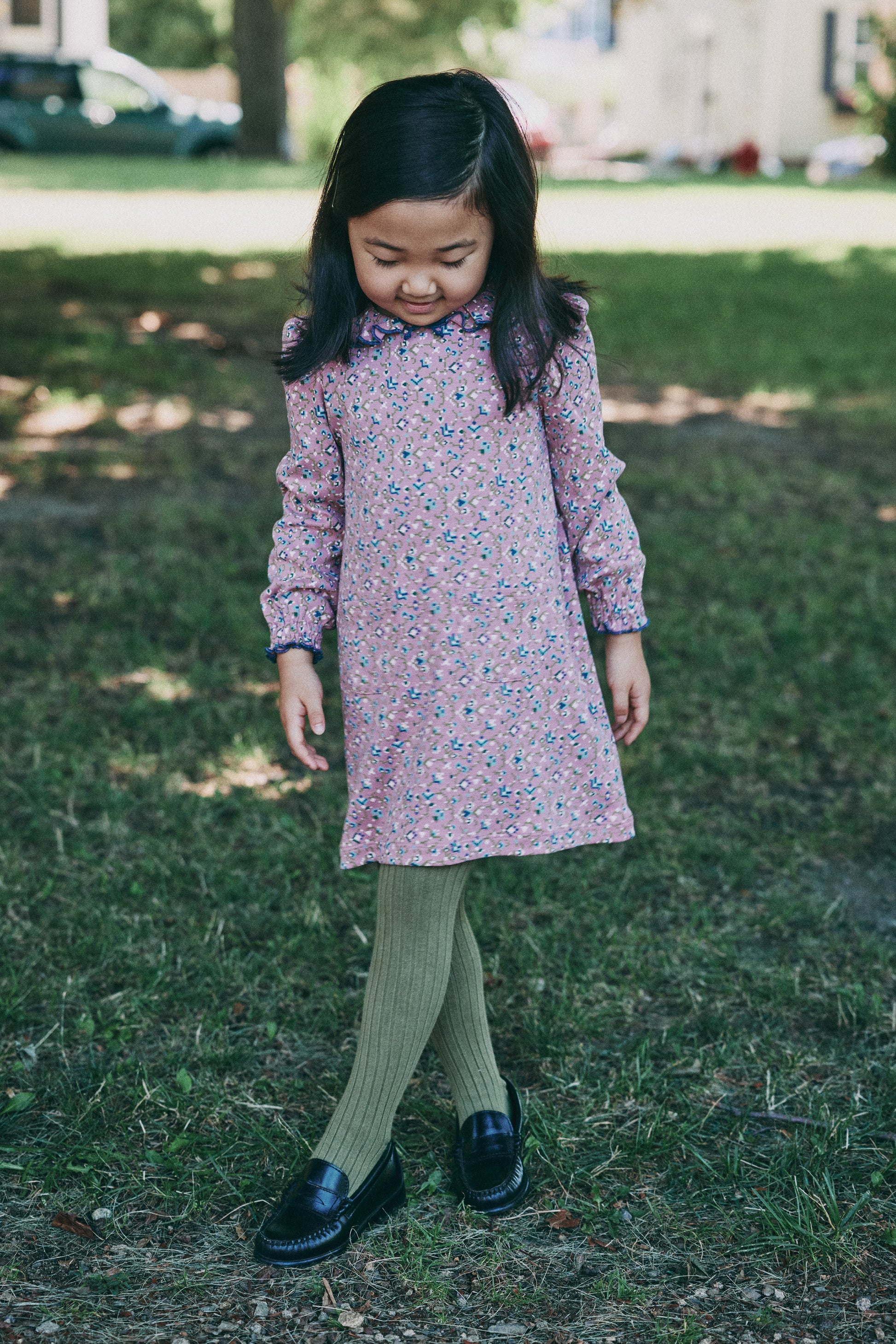Pattie Dress - Antique Rose Millefleurs