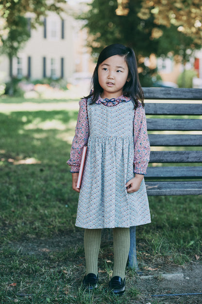 Pattie Dress - Antique Rose Millefleurs