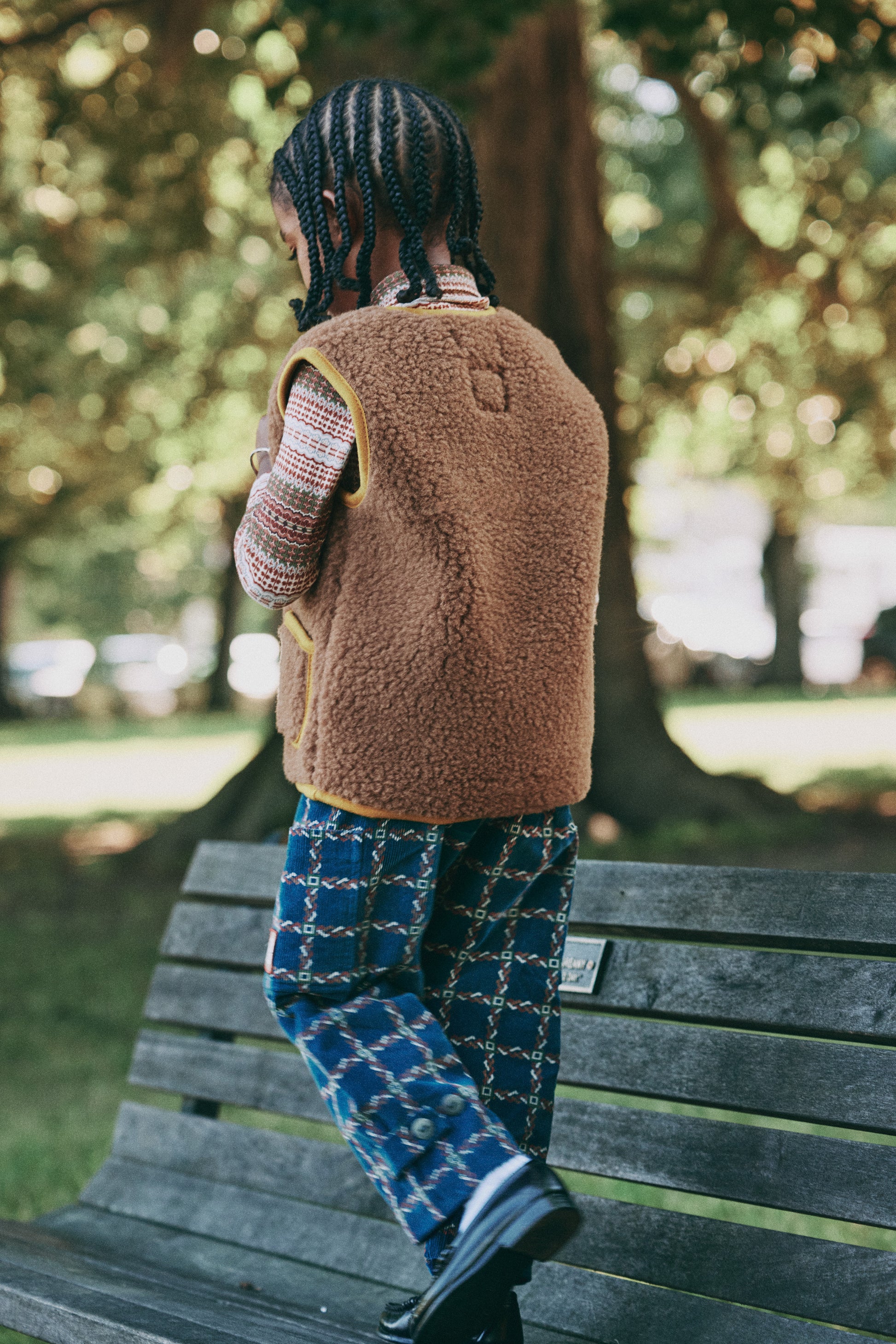 Pepitko Vest - Teddy Brown