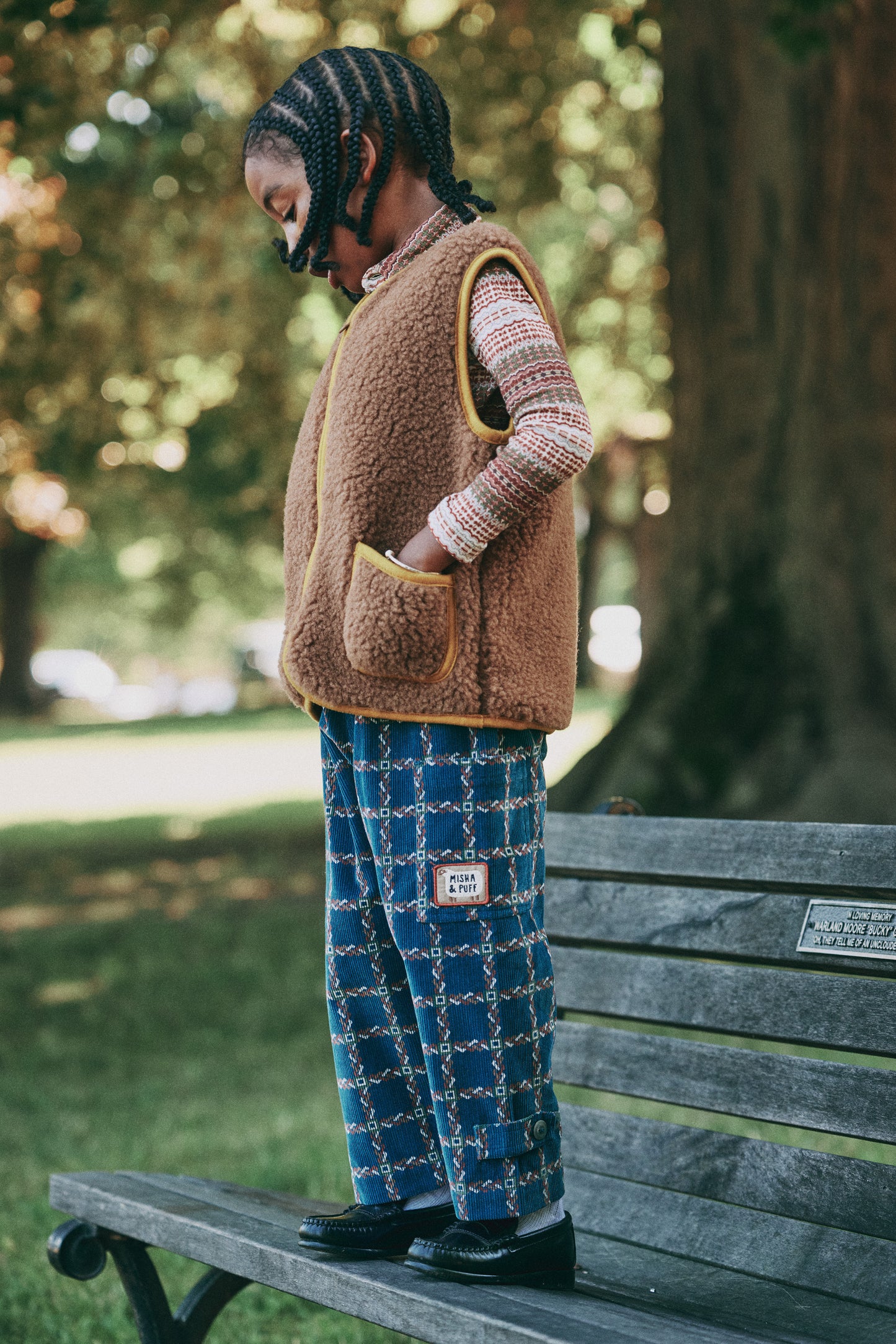 Pepitko Vest - Teddy Brown