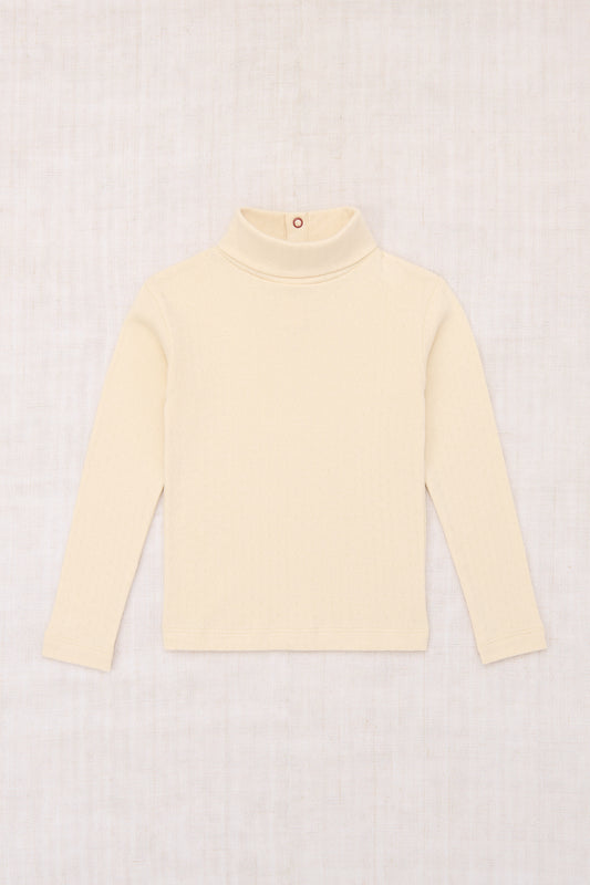 Pointelle Turtleneck