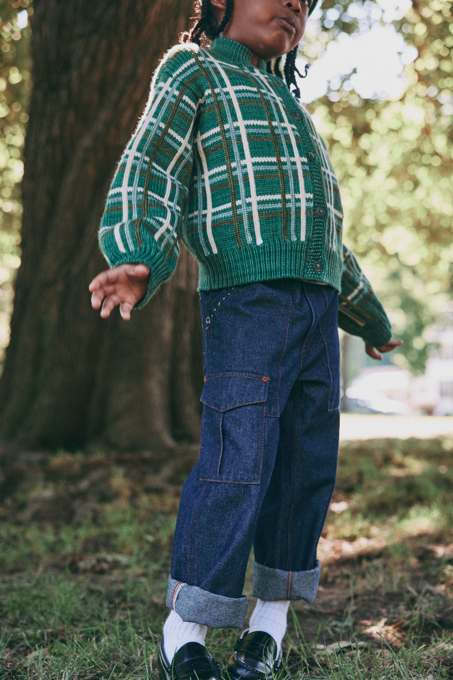 Plaid Davis Cardigan - Bough