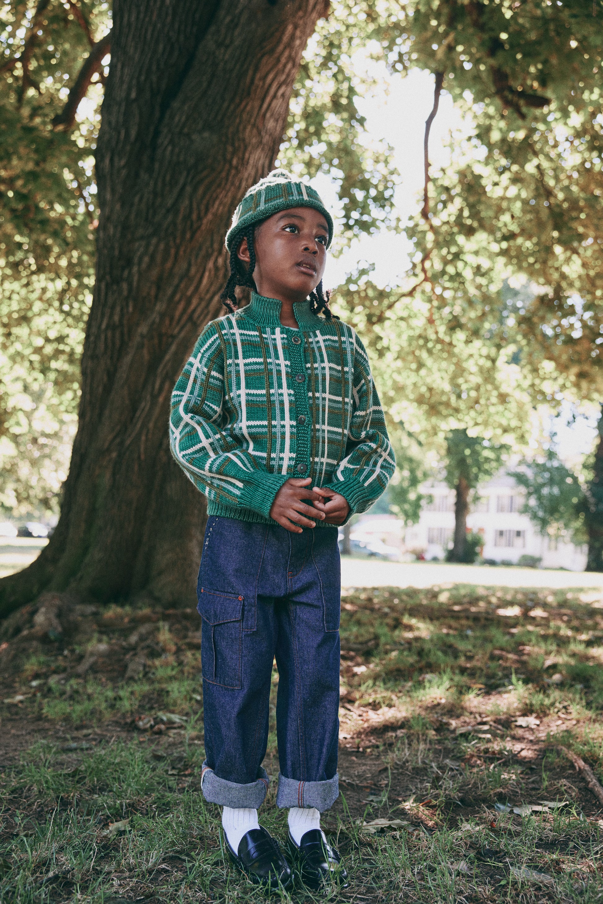 Plaid Davis Cardigan - Bough