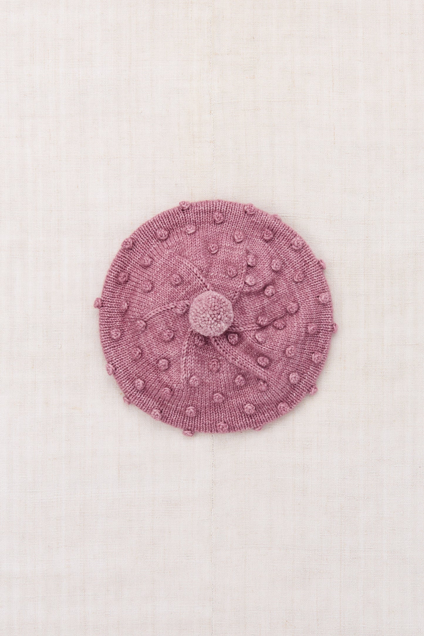 Popcorn Beret - Antique Rose