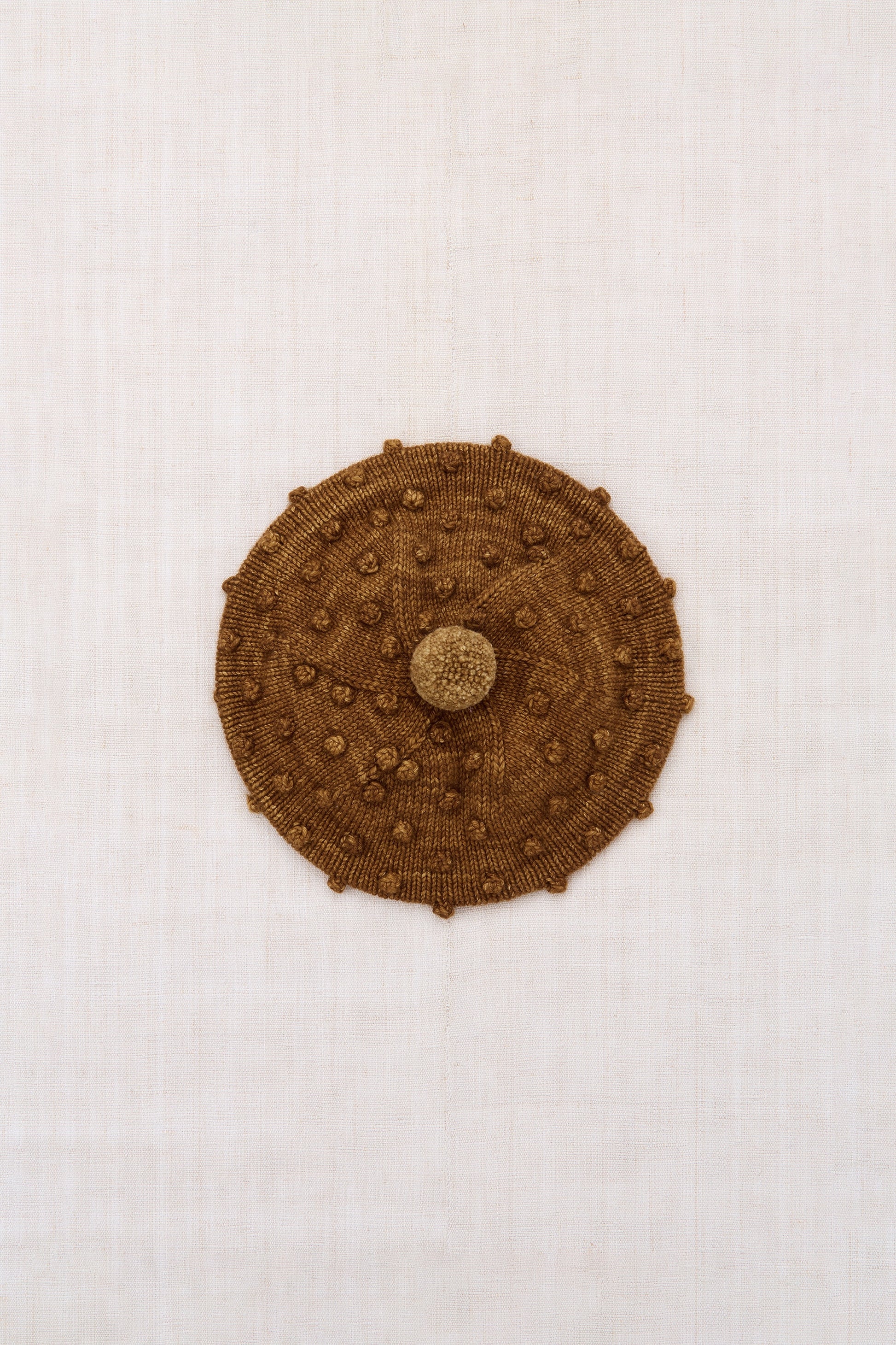 Popcorn Beret - Nutmeg