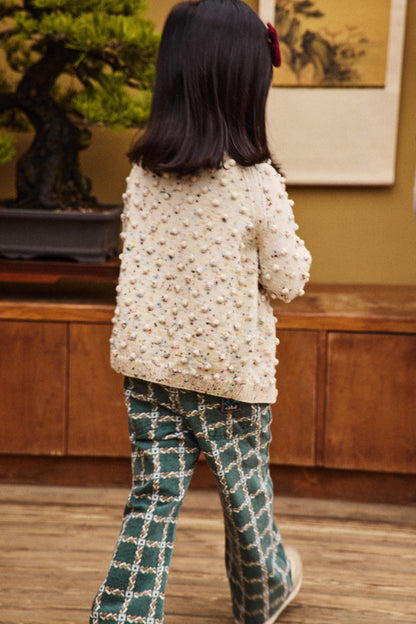 Popcorn Cardigan - Snowglobe Confetti