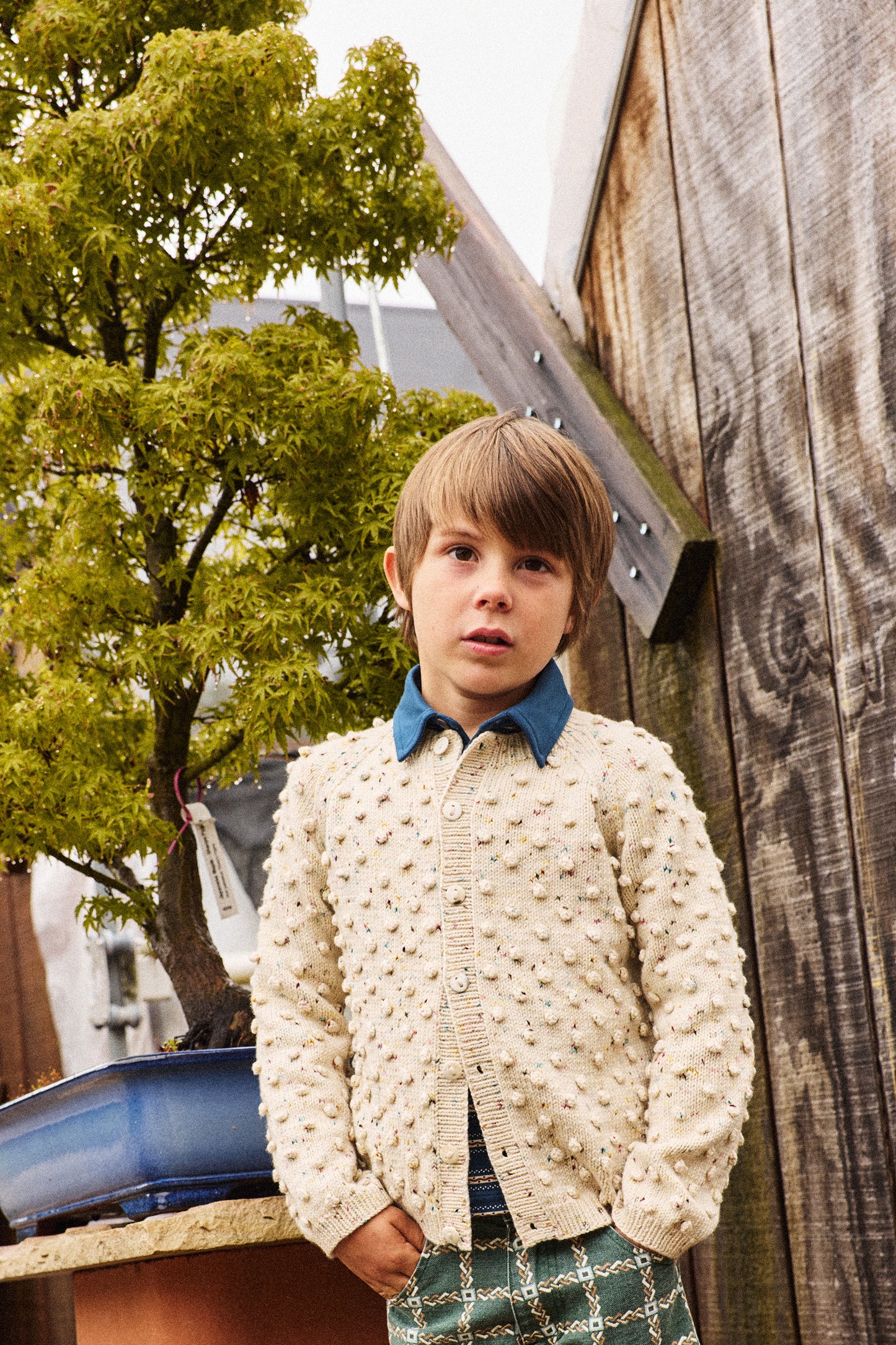 Popcorn Cardigan - Snowglobe Confetti