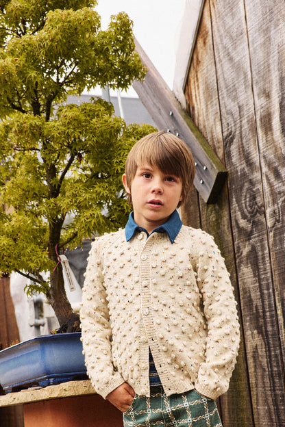 Popcorn Cardigan - Snowglobe Confetti