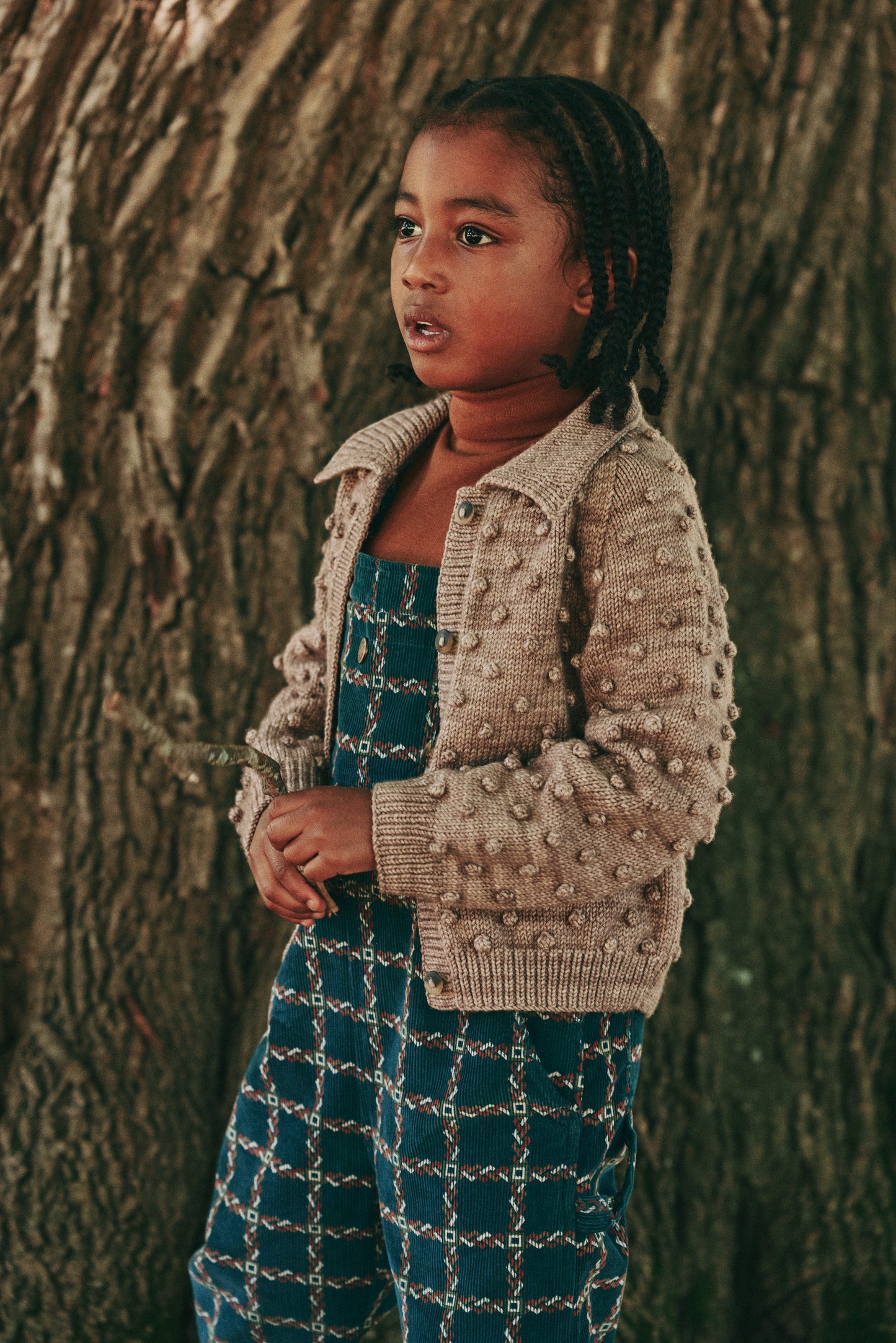 Popcorn Motley Cardigan - Turtledove