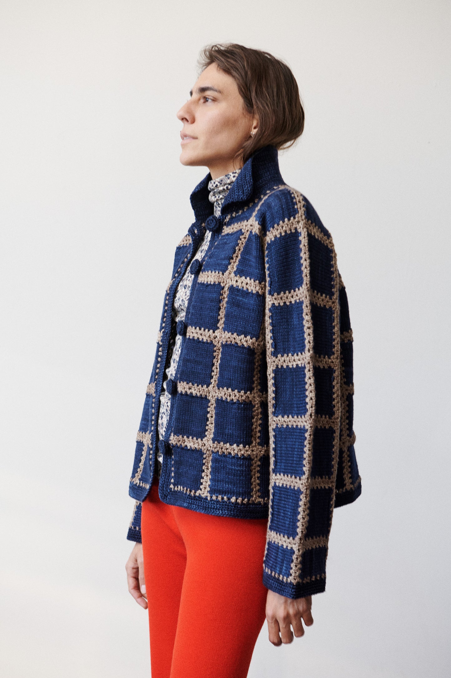 Ladder Square Cardigan