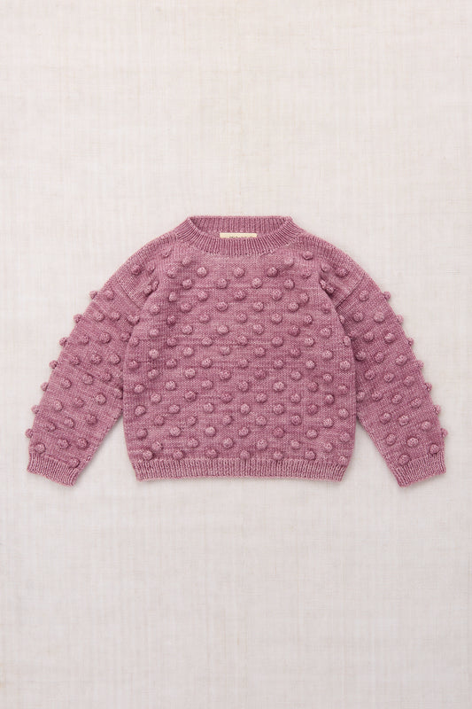 Puff Popcorn Sweater - Antique Rose