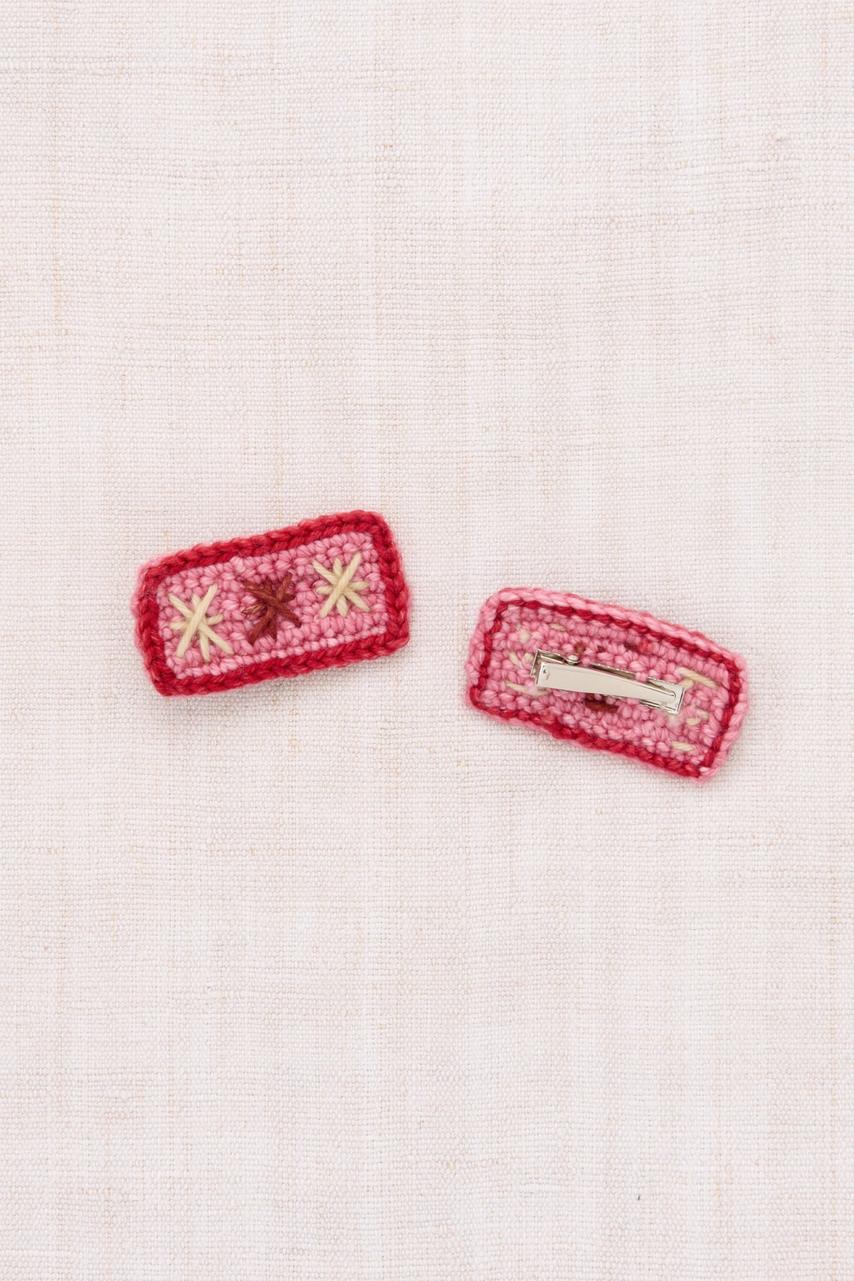 Puff Star Clip Set - Macaron