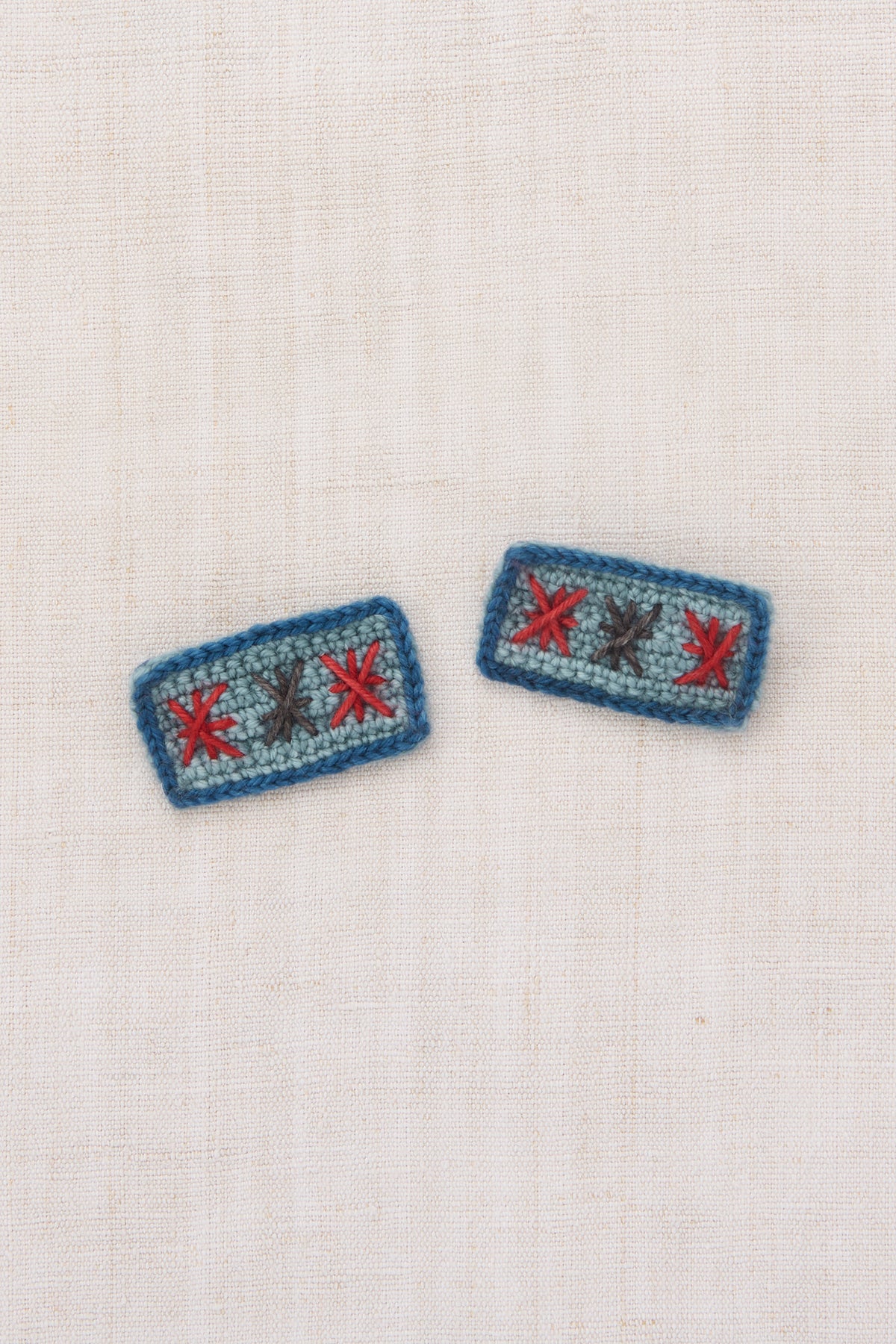 Puff Star Clip Set - Slate